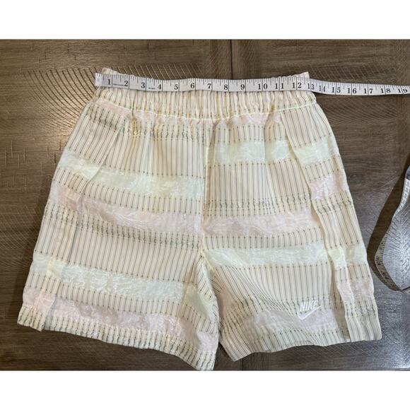 Nike NSW Earth Day Shorts Multicolor Striped Pull On Loose Fit Women’s Size XS - Picture 8 of 16